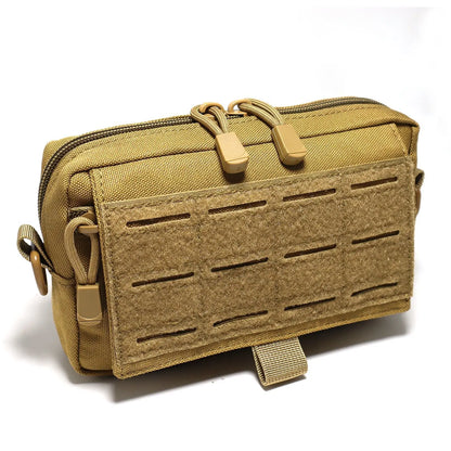 Molle Admin Pouch Utility EDC Tool Pouch Hunting Bag Horizontal Modular Pouch Chest Waist Pack EMT Orgaznier Bag for Outdoors