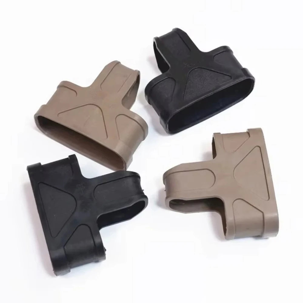 5.56 Rubber Cage Loops Fast Mag & 1pcs 5.56 Magazine Pouch for Airsoft M4/M16 Magazine Assist Quick-draw Rubber Boot