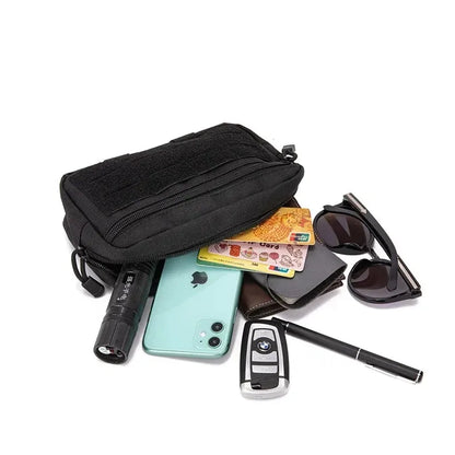 Tactical MOLLE Pouch EDC Utility Bag First Aid Kit Holder Outdoor Sports Waist Pack for Hunting Camping Emergency Gear
