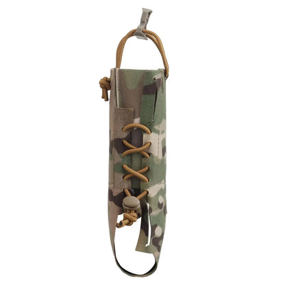 2PCS Radio Pouch Shock Cord Retension Chest Rig Side Bag Hanging Side Bag Expands Walkie Talkie Storage for AN/PRC-148/152/163