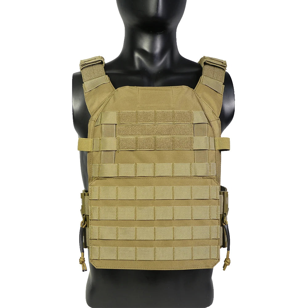 Quick Release Tactical Vest for Men Breathable 1000D Airsoft Vest for Outdoor