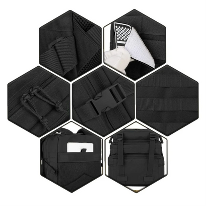 Tactical 45L Backpack Molle Assault Pack 3 Day Bug Out Bag for Hiking Camping Fitness Daily Work