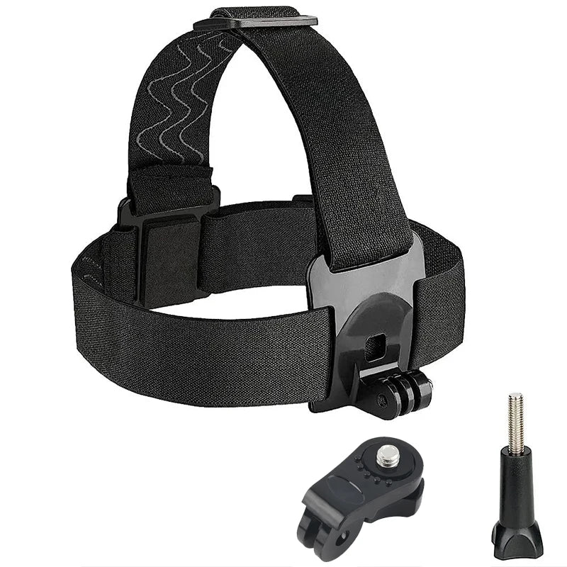 Head Mount Headband Strap Mobile Phone Holder Kit For GoPro Hero 13 12 11 10 9 8 7 AKASO SJCAM DJI Action Camera