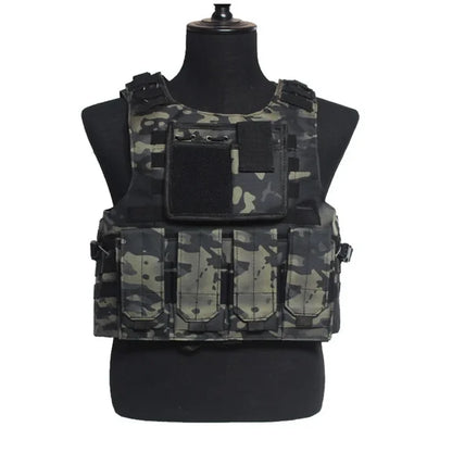Tactical Vest Fluorescence Molle Vests Equipment Outdoor Clothing CS Sports Hunting Camouflage Vest Tactics Waistcoat Wholesale