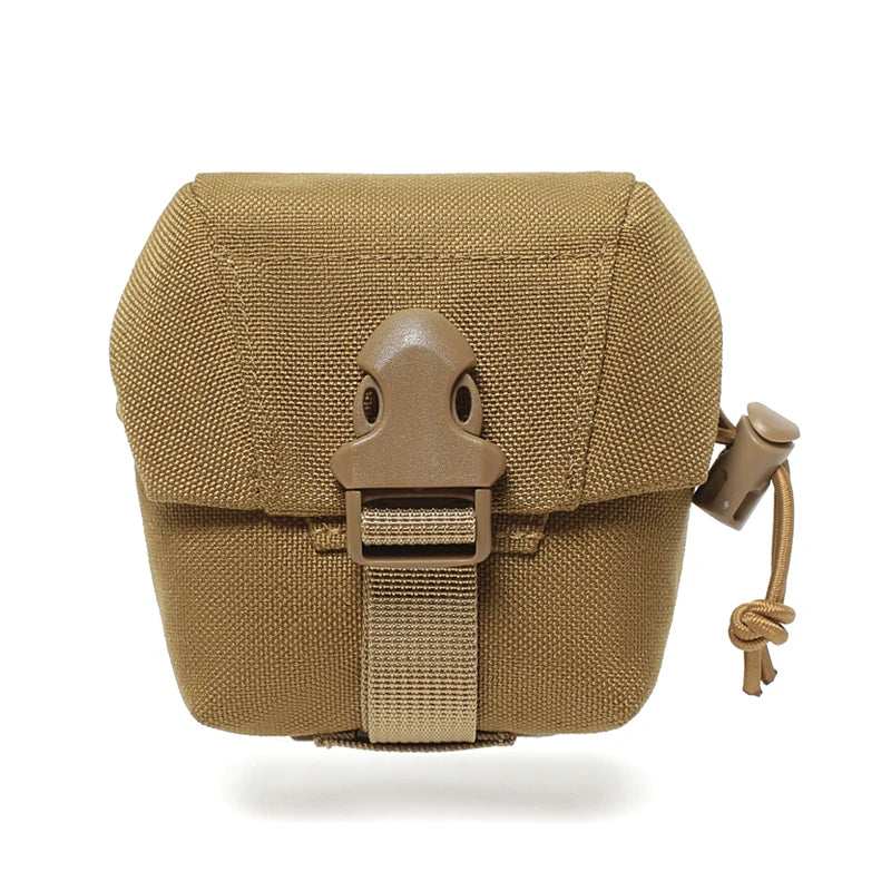 Tactical MOLLE Utility Pouch,Nylon Waist Storage Bag with Quick Release Buckle,Portable Accessory Pack for Binoculars,Daily EDC