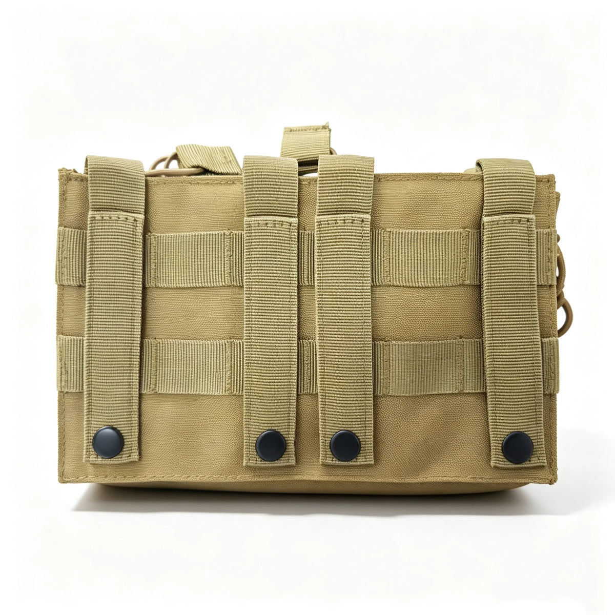 Outdoor Tactical MOLLE Camo Nylon Open Top Triple Magazine Pouch for Airsoft Paintball Shooting Hunting