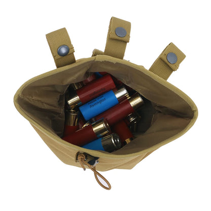 Tactical MOLLE Dump Pouch Utility EDC Recovery Bag Magazine Pouch Recycling Storage Bag  Hunting Accessories