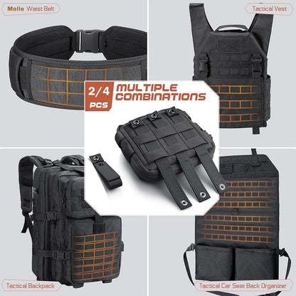 Outdoor Molle Straps Tactical Bag Nylon Strap Webbing Vest Attachment Snap Buckle Molle Webbing Straps Backpack Accessories