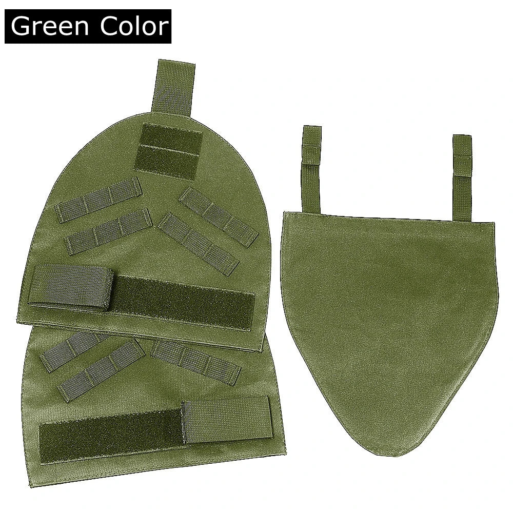 3Pcs/set Tactical Protective Cover Molle Shoulder Pads Crotch Guards Deltoid Protector Pad for Paintball CS Accessories