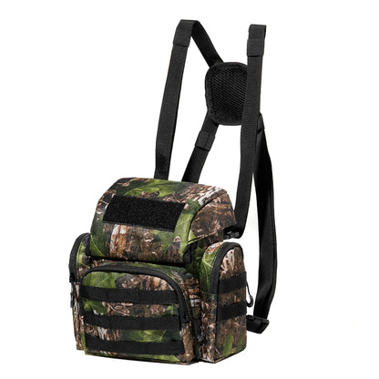 PSKOOK Binocular Harness Chest Pack with Rangefinder Pouch Bird Watching Binocular Case Bino Bag for Outdoor Sports
