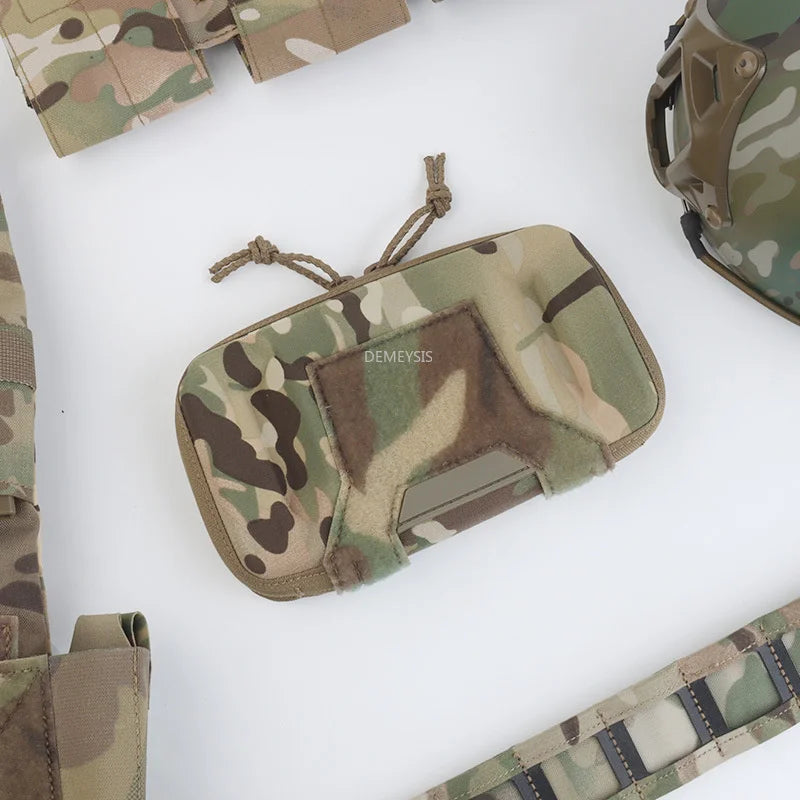 EUD Phone Pouch Tactical MOLLE Universal Smartphone Holder Case for Plate Carrier Vest Airsoft Hunting Outdoor Training