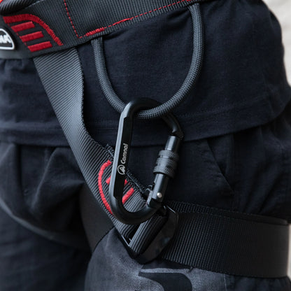 Camnal Custom 30KN Titanium Carabiner Stainless Steel Climbing Gear for High-Altitude Work Tree Climbing Fall Protection