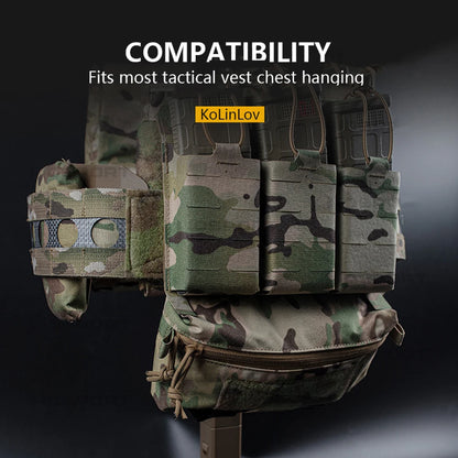 V5 PC Tactical Vest Accessories FC Mini Drop Pouch Chest Hanging Magazine Bag  Hunting Vest Small Sub-package Camo