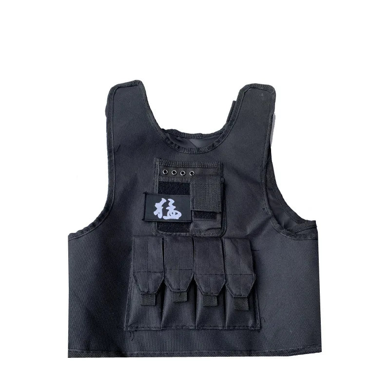 Kids Boys Tactical Vest Camouflage Bulletproof Combat Armor Tops Special Forces Hunting Uniform Military Outdoor Equipment