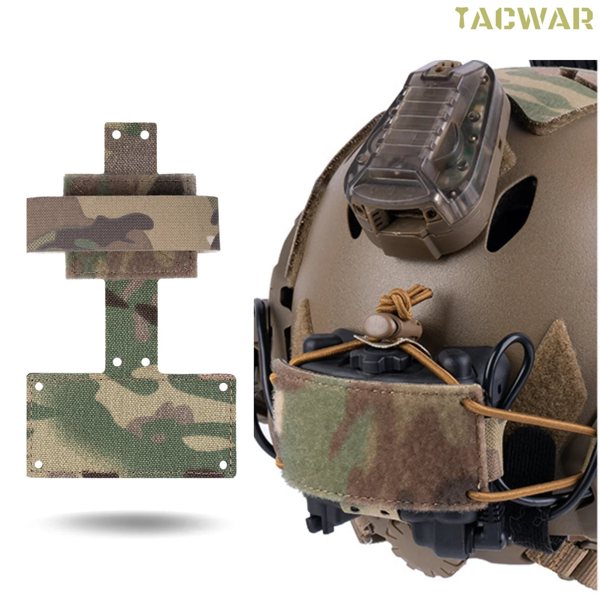 Tactical Helmet Battery Pouch NVG Battery Pack Box Case Holder for Airsoft Fast Helmet Retention System Counterweight