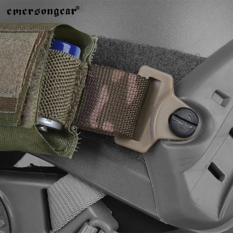 Emersongear Counterweight Pouch Balancing Bag Combat Helmet Hunting Accessory FAST Rear Helmet Pouch Training EM8826