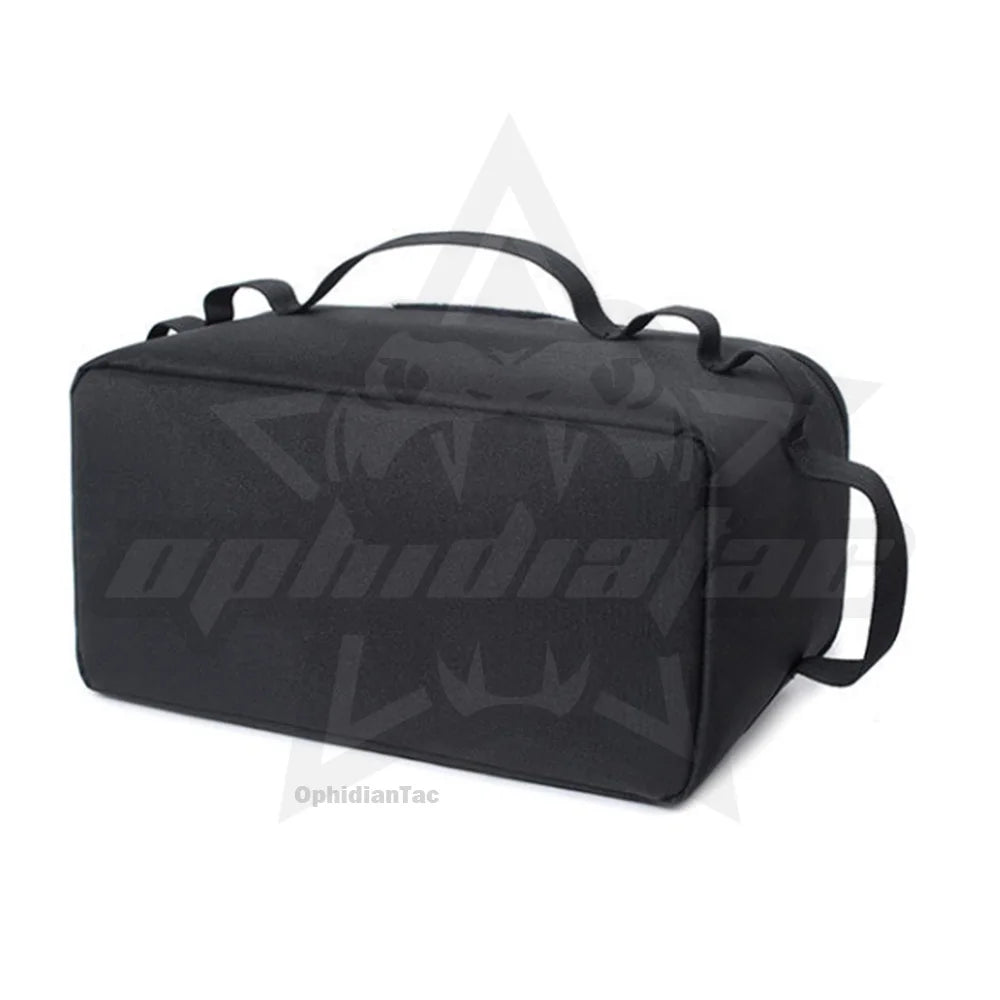 Outdoor camping picnic tableware storage bag handbag multifunctional foldable portable tool storage bag