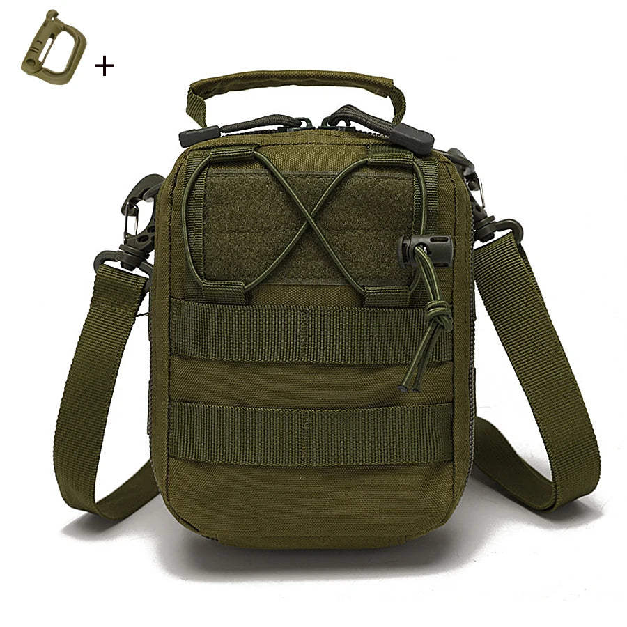Outdoor cycling lightweight single shoulder crossbody bag, wear-resistant riding equipment, portable small shoulder bag, easy to