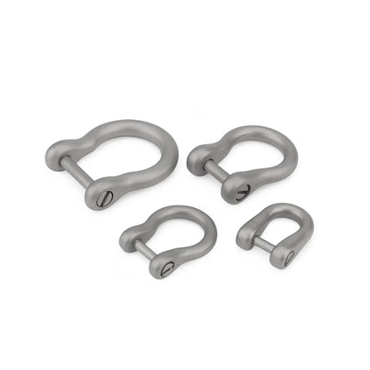U Shape Titanium Alloy Horseshoe Buckle Detachable Hook Keychain Outdoor Tool EDC