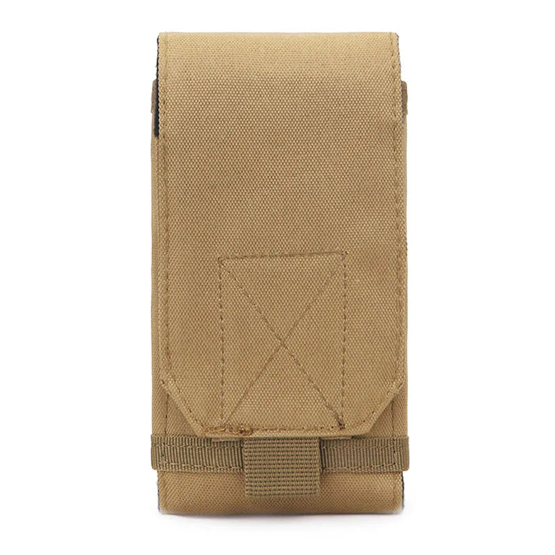 MOLLE Tactical Phone Pouch Outdoor Universal Smartphone Pouch 600D Nylon Belt Waist Bag for Hunting Travel Hiking