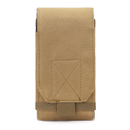 MOLLE Tactical Phone Pouch Outdoor Universal Smartphone Pouch 600D Nylon Belt Waist Bag for Hunting Travel Hiking