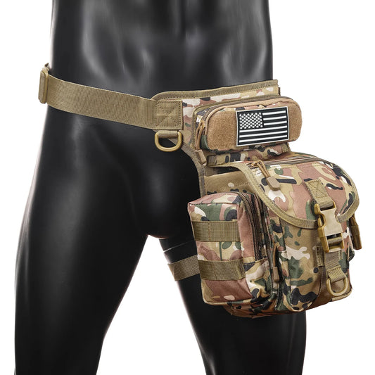 Oxford cloth camouflage style single shoulder crossbody journalist photography sports new leg bag