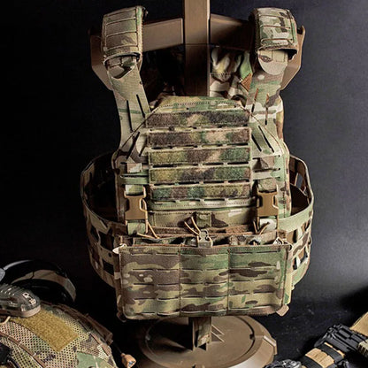 WOSPORT Tactical Outdoor Protective Mounted Vest LG3V2 6094 Thickened Shoulder Pads Laser MOLLE Cutting Hunting Vest
