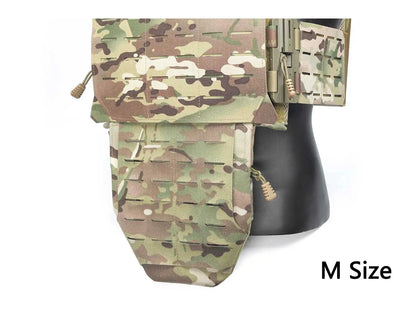 DMGear Tactical Pleated Airsoft Vest Crotch Groin Protection Hunting Gear Accessory Airsoft Men Molle Body Armor Bag Equipment