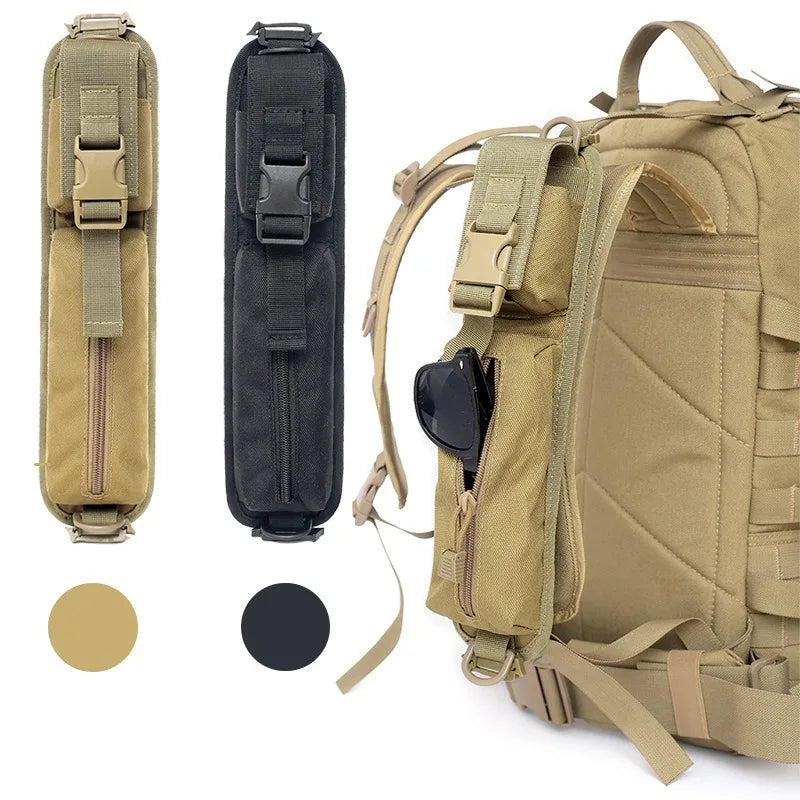Tactical shoulder strap bag, key flashlight bag, Molle miscellaneous bag, accessory bag, outdoor camping EDC kit, tool kit