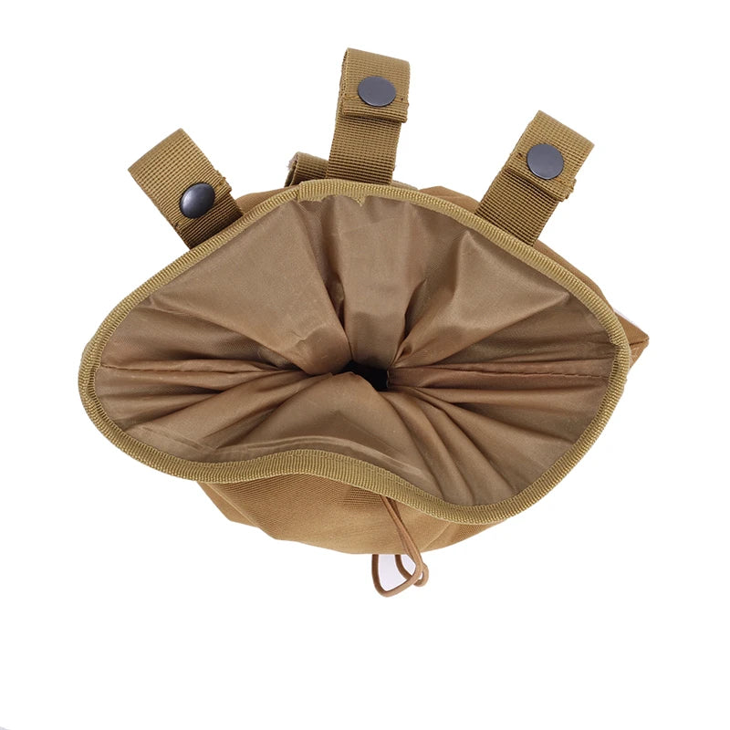 Tactical MOLLE Dump Pouch Utility EDC Recovery Bag Magazine Pouch Recycling Storage Bag  Hunting Accessories