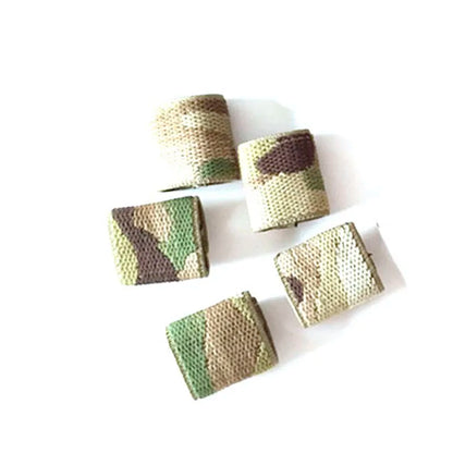 Tactical Webbing Tie Tape Elastic Fixed Buckle Elastic Belt Ring 25mm 38mm 5pcs/Lot