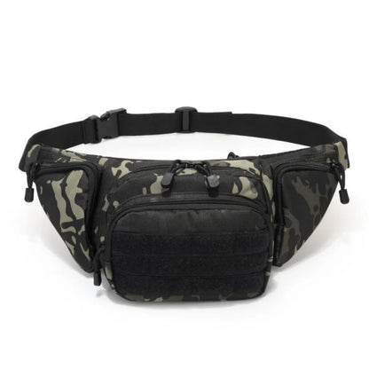 Men Waist Bag Belt Bumbag Waterproof Nylon Molle EDC Fanny Phone Pouch for Hunting Climbing Camping