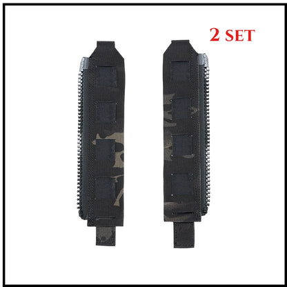 Tactical Back Panel Zipper MOLLE Adapter 500D Nylon Lightweight Versatile For Rear Pack Plate Carrier 3950 Vest Hunting Gear