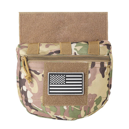 MOLLE Training Tool Bag Concealed Outdoor Tank Top Expansion Bag (Including US Flag)