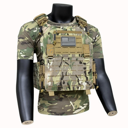 Men's Tactical Hunting Vest Breathable Lightweight Molle Vest Outdoor Camping Shooting Wargame Protective Gear