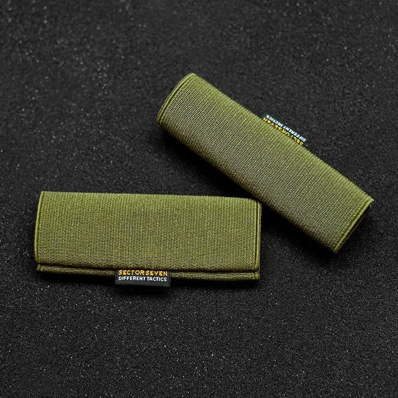 2pcs Belt Sleeve Elastic Loop EDC Belt Organizer Concealed Tool Holder Flashlight Holder Tactical Hunting Accessories