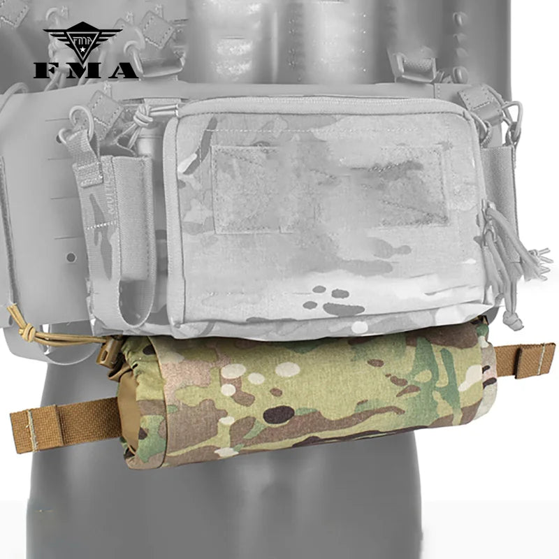 FMA Tactica Roll 1 Trauma Medical Pouch MC IFAK Emergency Medical Storage Belly Waist Bag for MK4 Plate Carrier