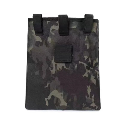 MOLLE Dump Pouch Tactical Mag Recovery Pouch Drawstring Magazine Recycling Pouch Airsoft Hunting Gear