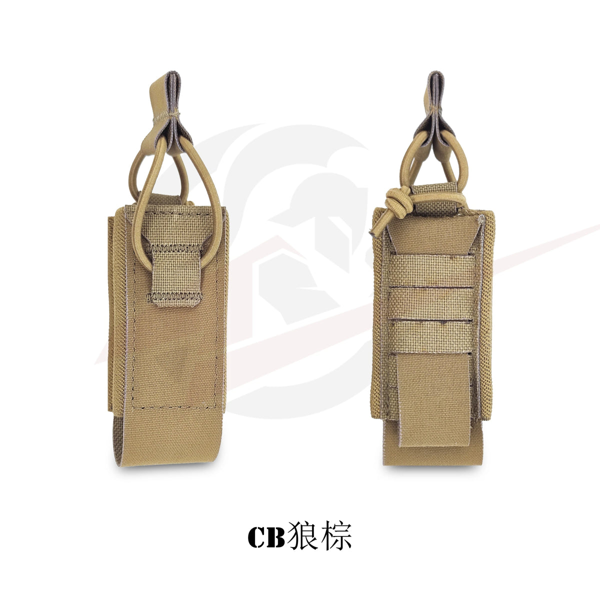 【Tactical Raiders】PM-023 (a pair)Haley Style Single Pistol Magazine Pouch 9mm mag pouch