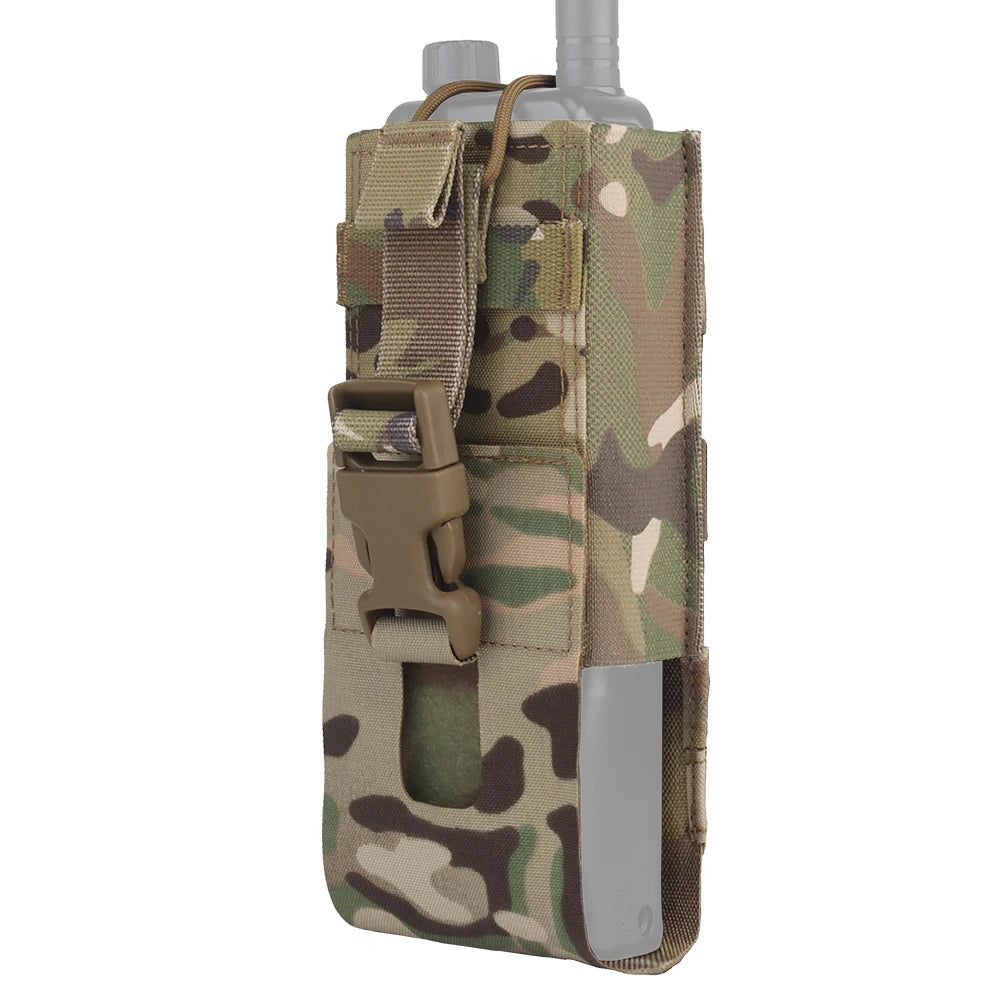 Lightweight Universal Radio Bag Outdoor Hunting Walkie Talkie Pouch Airsoft Tactica Vest Plate Carrier PRC-152 Molle Bag