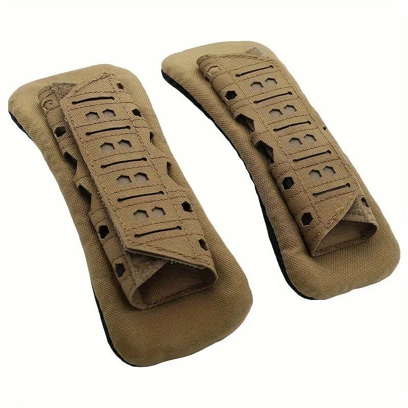 1/2PC Non-Slip Breathable Tactical Shoulder Pad Outdoor Hiking Backpack Shoulder Comfort Protector Strap Shockproof Mesh Cushion