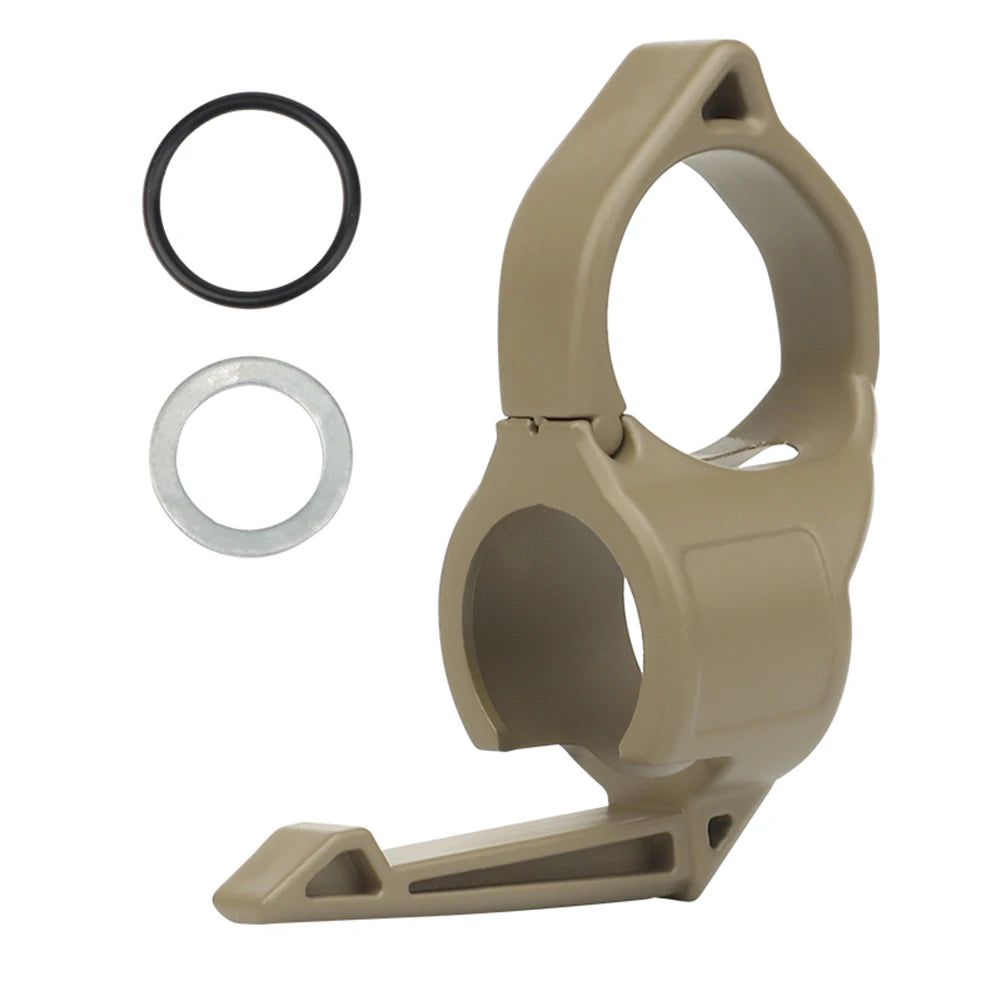 1Pc Anti-slip Flashlight Finger Ring Holder 2.2CM Inner Diameter Adapter Clip Outdoor Hiking Tactical Flashlight Portable Buckle