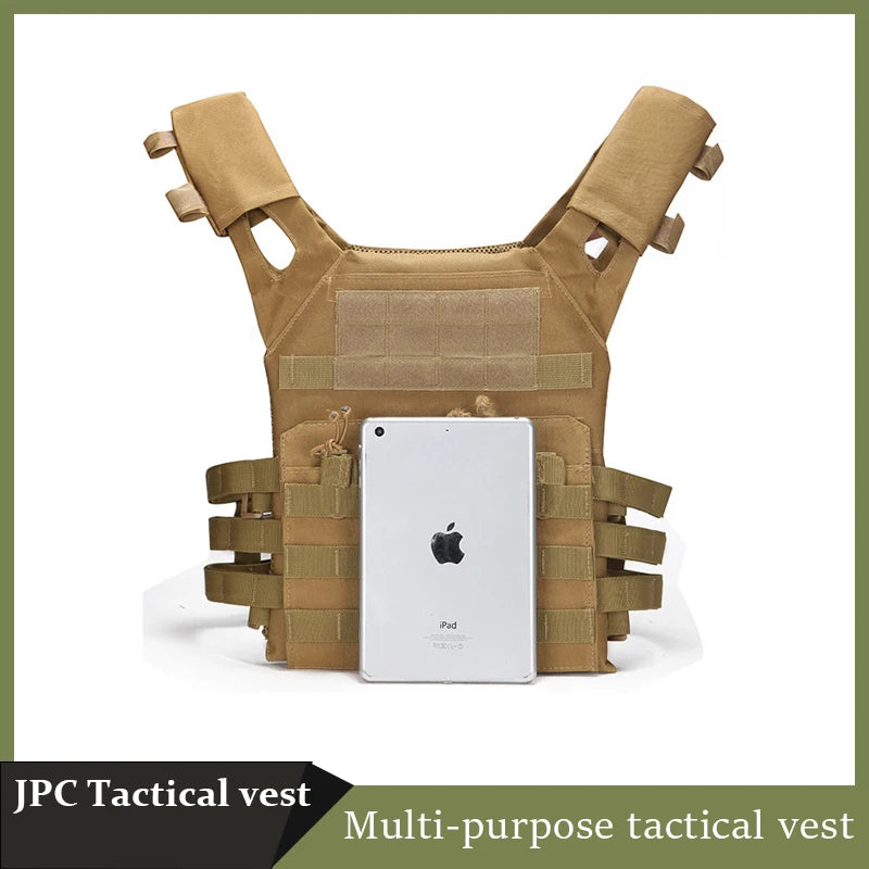 Nylon Tactical Vest Body Armor Hunting Carrier Airsoft Accessories Combat MOLLE Camo Vests