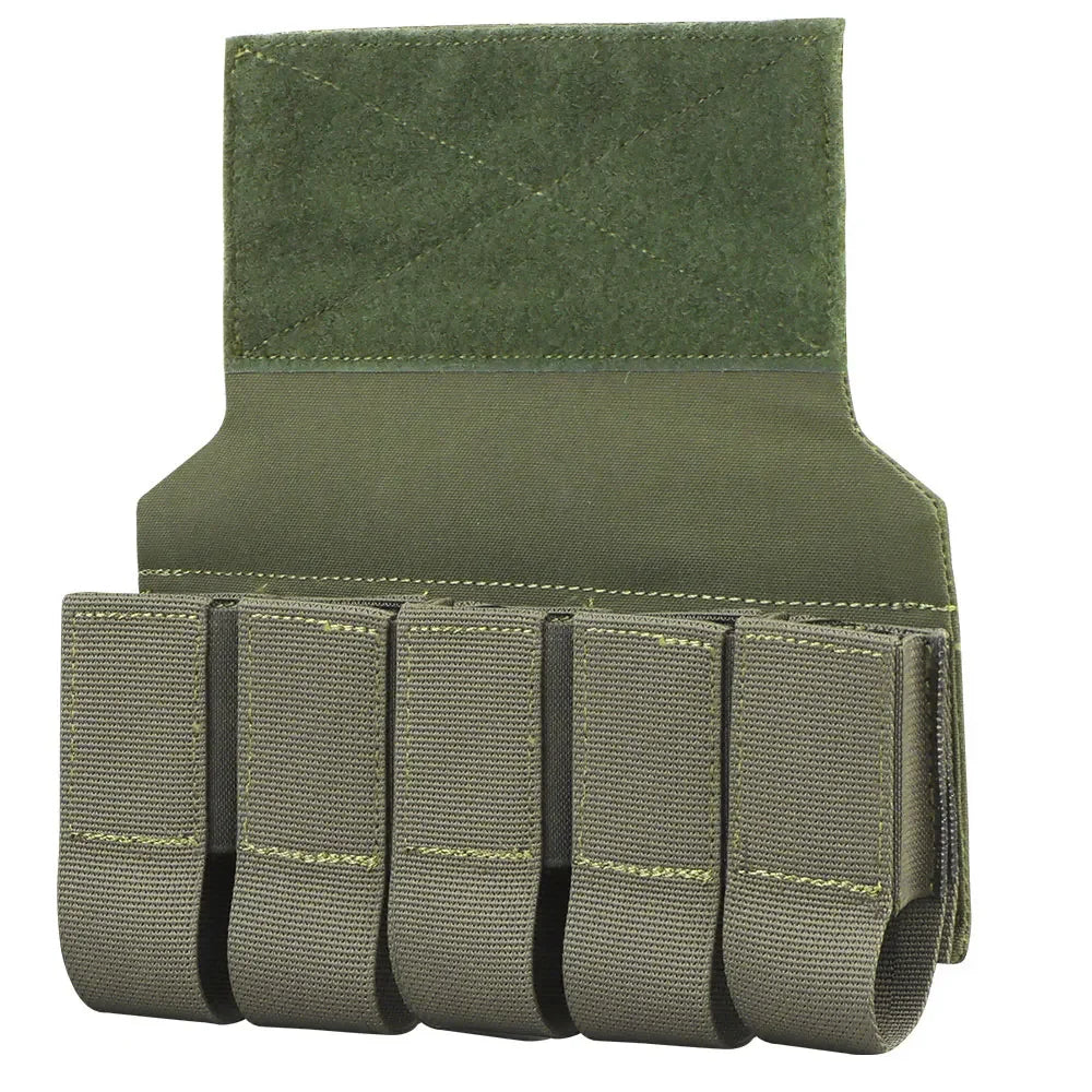 M203 Grenade Sub Pouch 5 Round 40MM Banger Hanger Chest Rig Abdominal Tactical Vest Plate Carrier Accessories