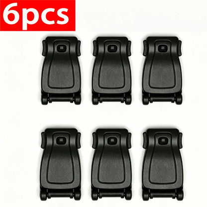 Multipurpose MOLLE Clip Tactical Strap Webbing Attachment Dominator Connection Buckle Management Tool for Bag Backpack 6/2pcs
