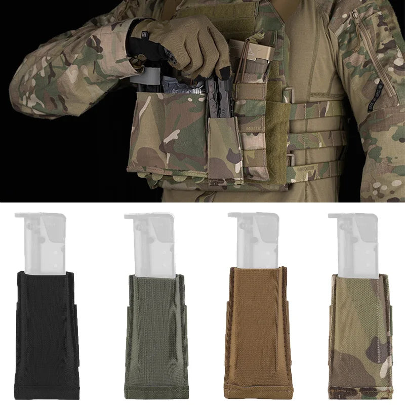 OPHIDIANTAC  molle mounted multifunctional 9mm accessory bag lightweight elastic small organizer functional bag