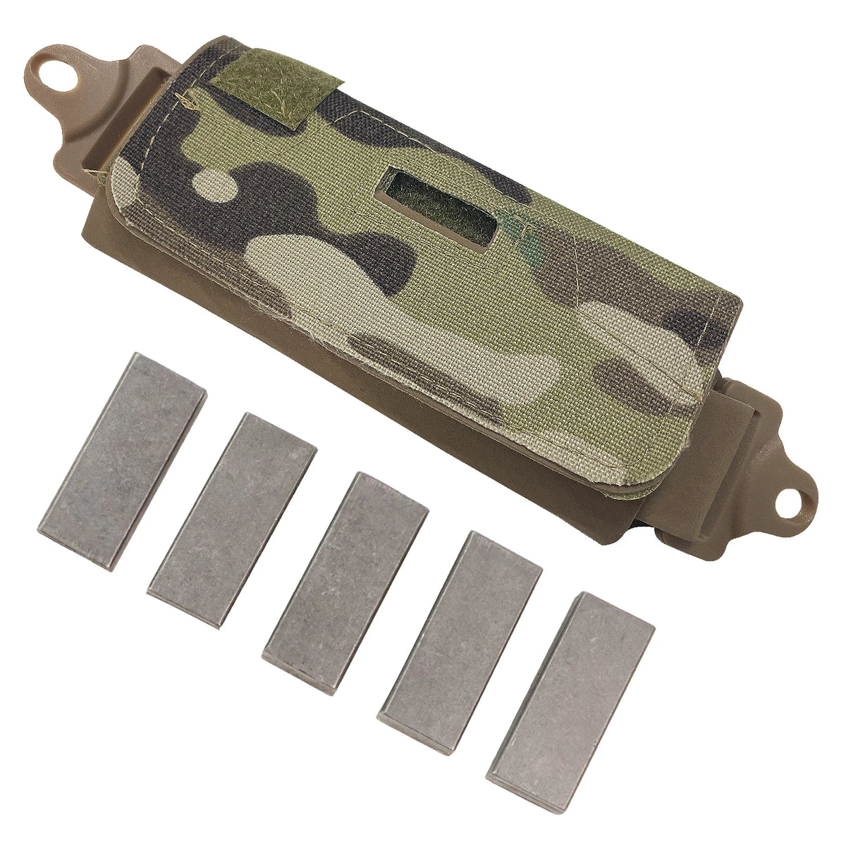 BOOIU Helmet Counterweight Tactical Helmet Balancing Weight Bag Counterbalance W/5 Counter Blocks for OPS Fast PJ MH Accessories