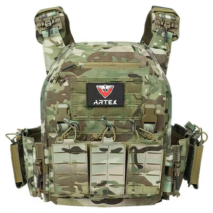 Tactical Vest Outdoor Hunting Plate Carrier Protective Adjustable Vest Airsoft Carrier Combat Equipment