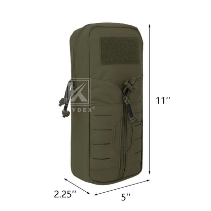 KRYDEX Tactical 1L Hydration Bladder Pouch MOLLE Hydra Carrier Pack 34oz Water Bag Outdoor Hiking Travel Accessories