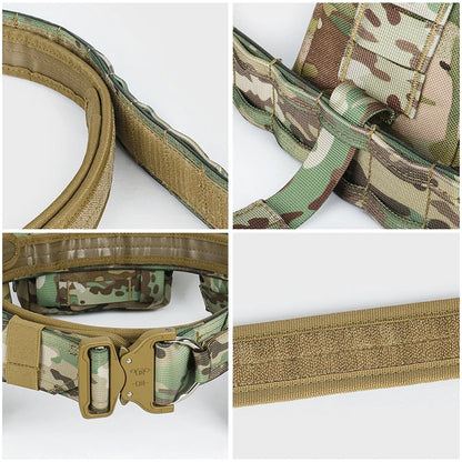 Tactical Waist Bag Hunting Tactical Battle Belt Sets Duty Belts Law Enforcement Airsoft Utility Belt with Accessories Pouches